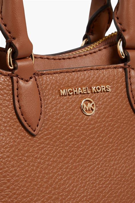 michael kors pebble leather bag.